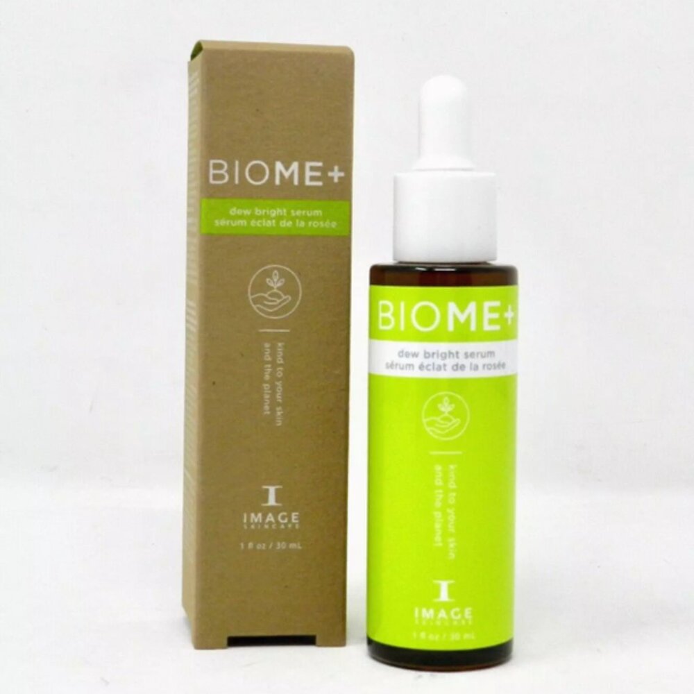 I Image Skincare - BIOME+ DEW BRIGHT SERUM 1oz NEW Full Size Clean Clinical